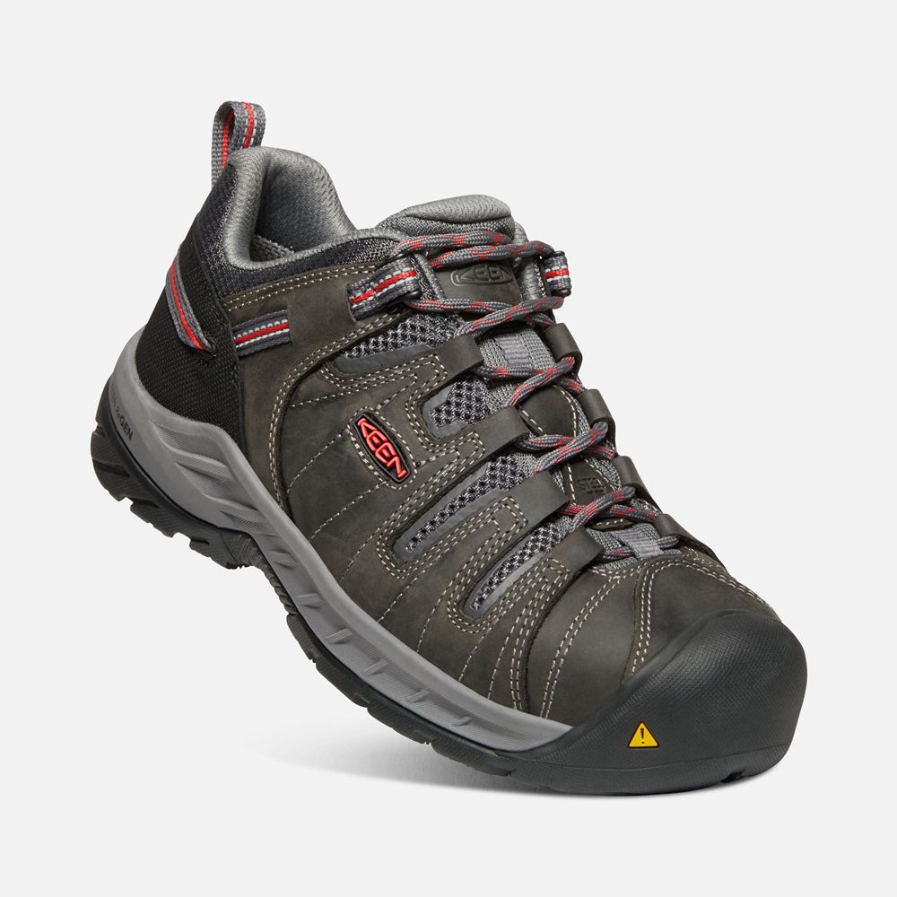 Keen Werkschoenen Dames Donker Grijs - Flint Ii (Steel Toe) - 69084-IJNG